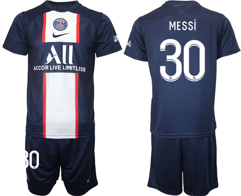 Men 2022-2023 Club Paris St German home blue #30 Soccer Jersey